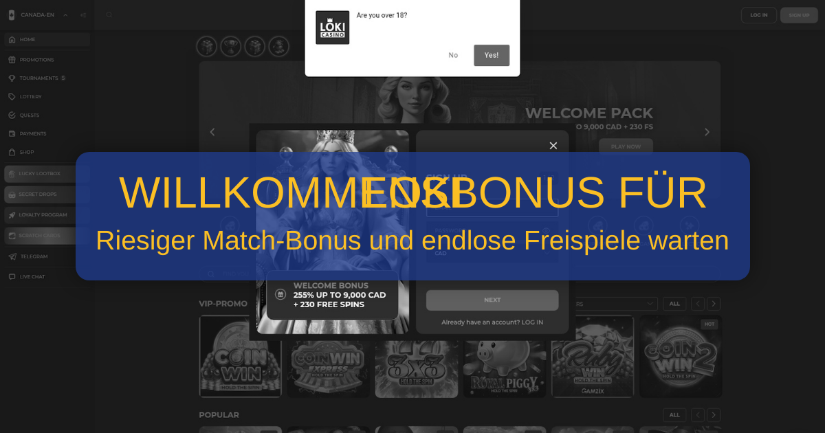 Loki Casino für deutsche Spieler